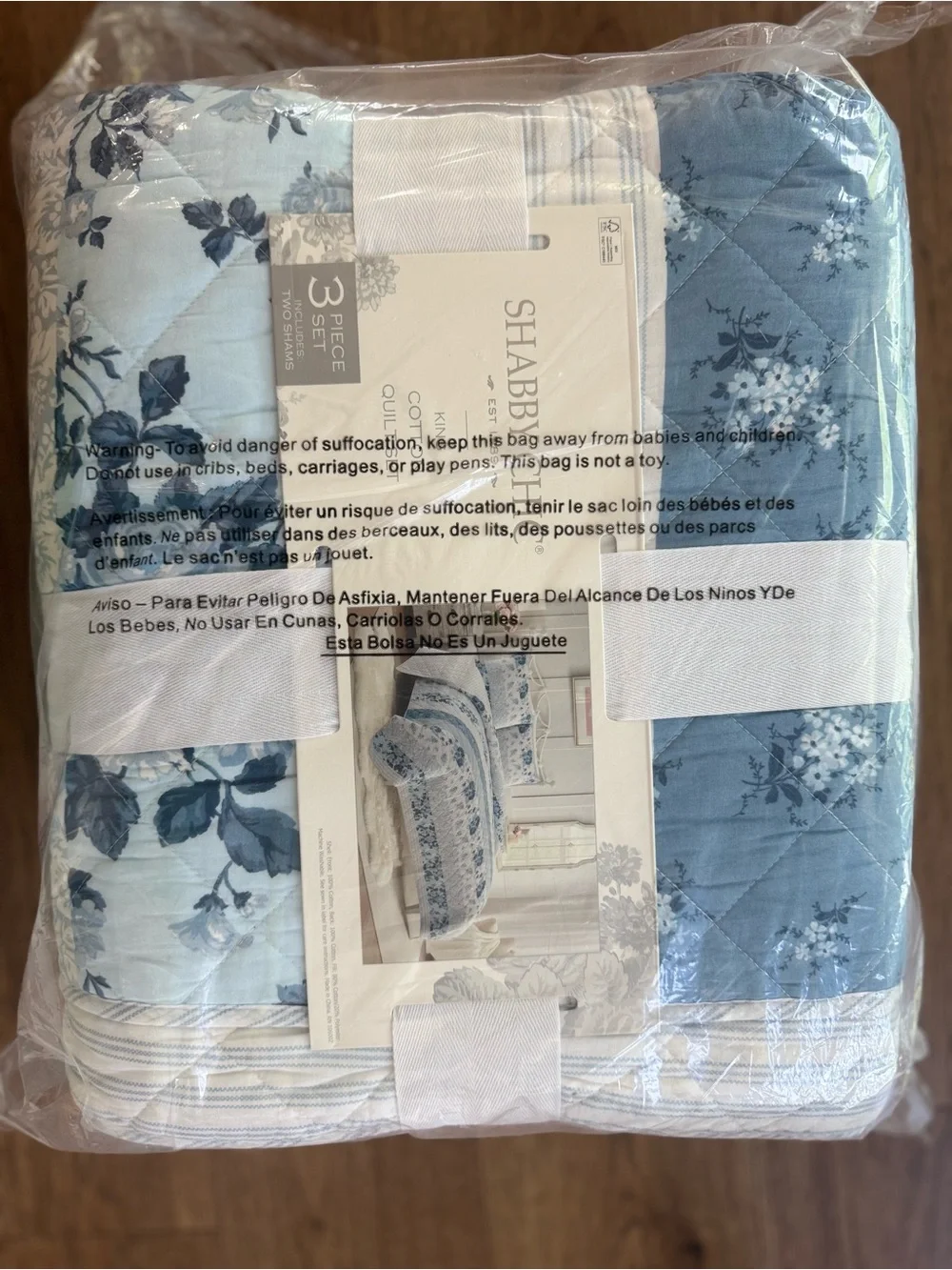 🎉LAST‎ PIECE🎉Shabby Chic Cotton Quilt Set